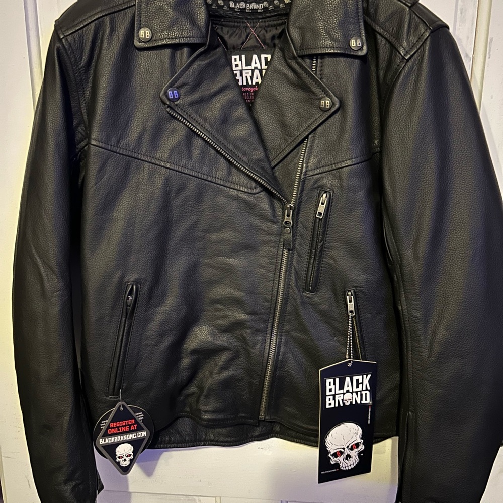 Black Leather Jacket by Black Brand